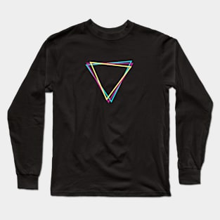 colorful triangles Long Sleeve T-Shirt